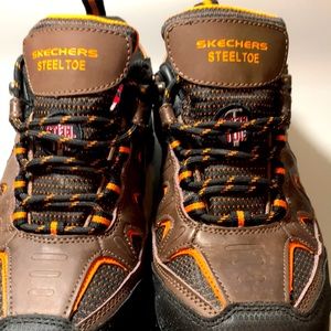 Sketchers steel toe boots